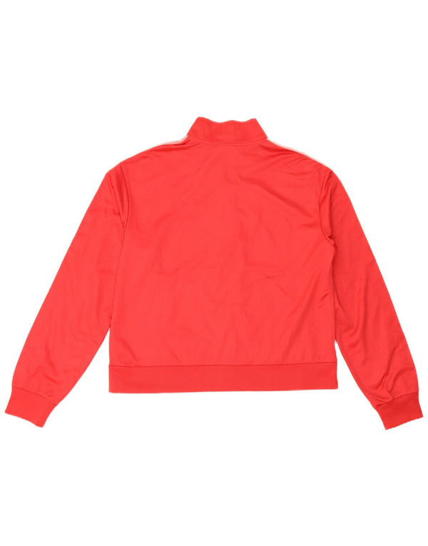 Giacca da tuta grafica da donna Diadora UK 18 XL poliestere rosso