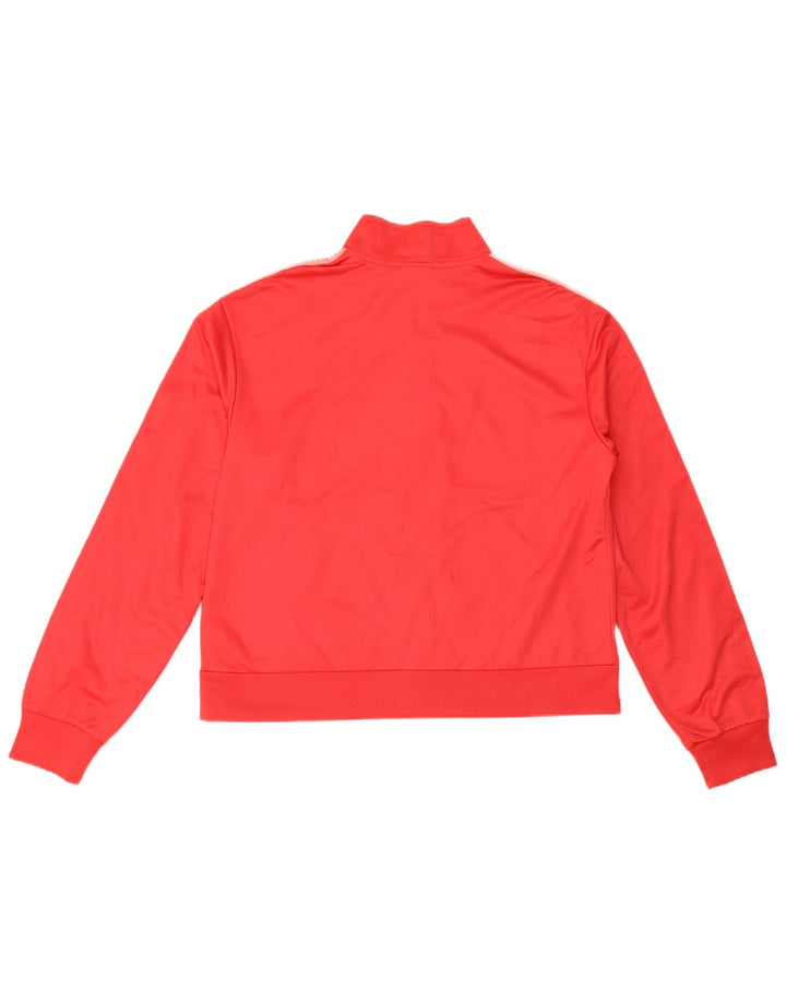 Giacca da tuta grafica da donna Diadora UK 18 XL poliestere rosso