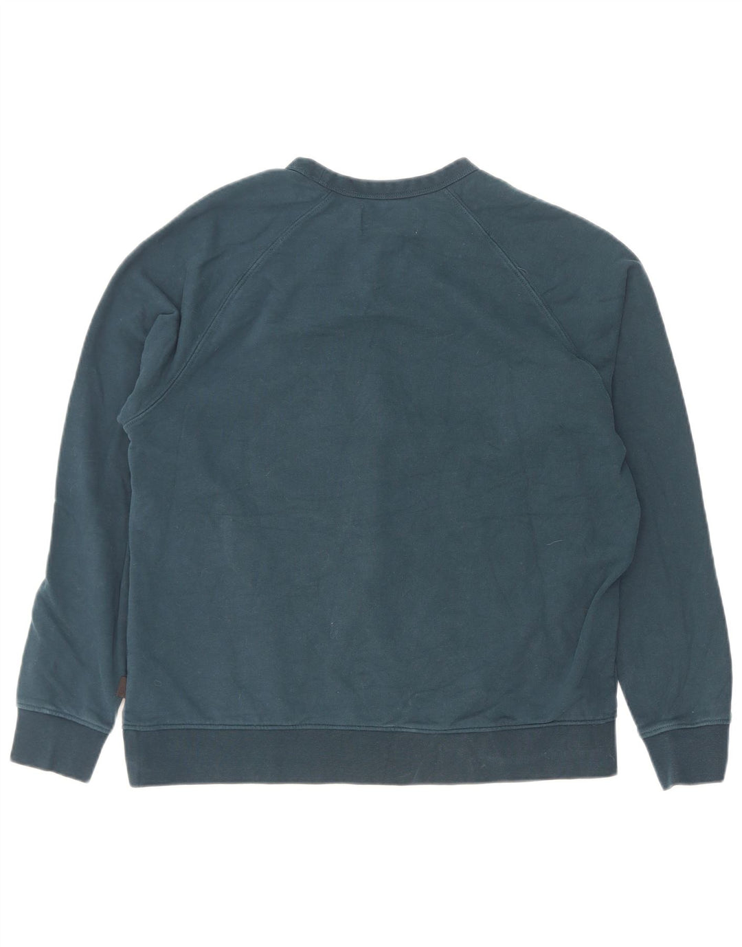 Felpa da uomo Marks & Spencer in cotone blu medio