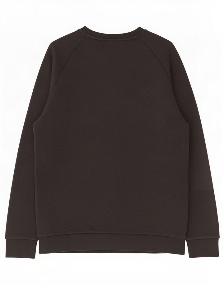 Felpa Adidas Uomo Maglione Medio Nero Cotone