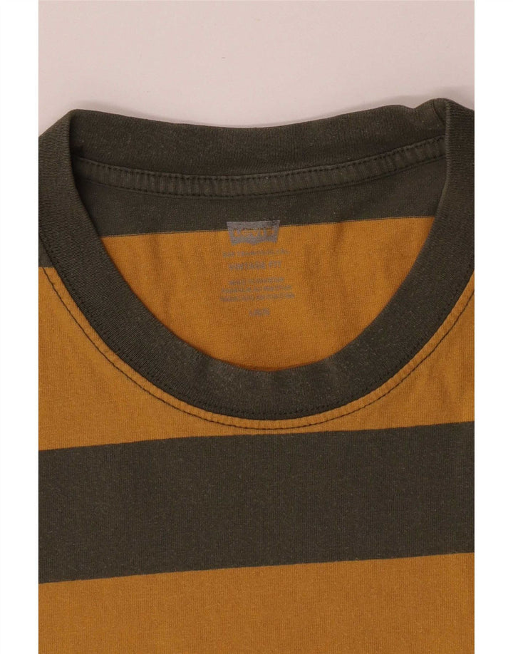 T-shirt da uomo Levi's Top a righe gialle grandi