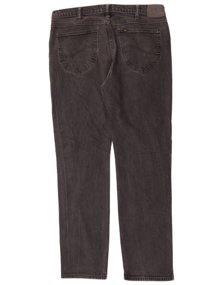 Jeans dritti West da uomo Lee W36 L34 cotone nero