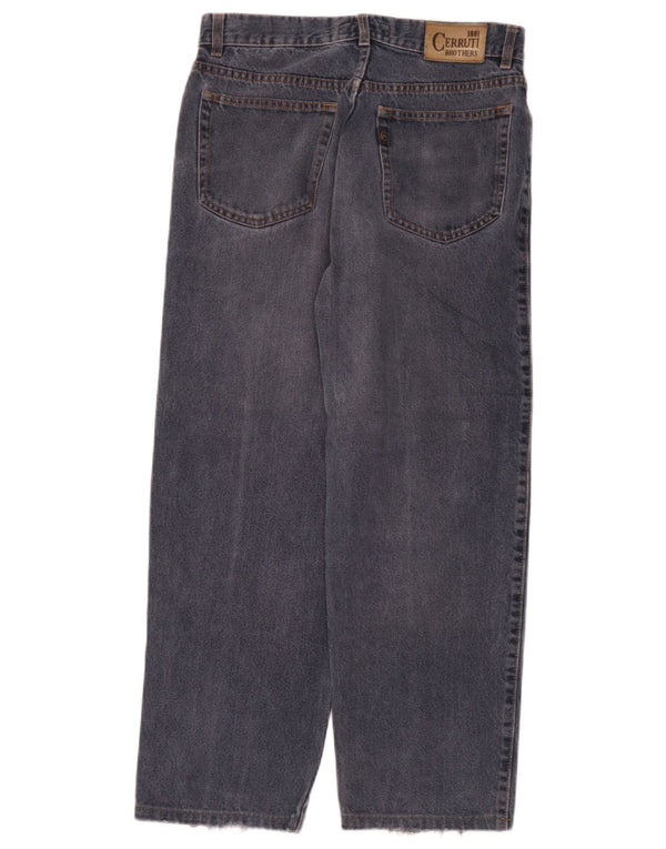 Jeans dritti da uomo Cerruti 1881 W32 L26 cotone blu