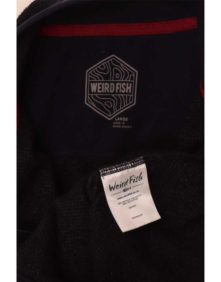 Giacca da tuta da uomo Weird Fish, grande, in poliestere blu navy