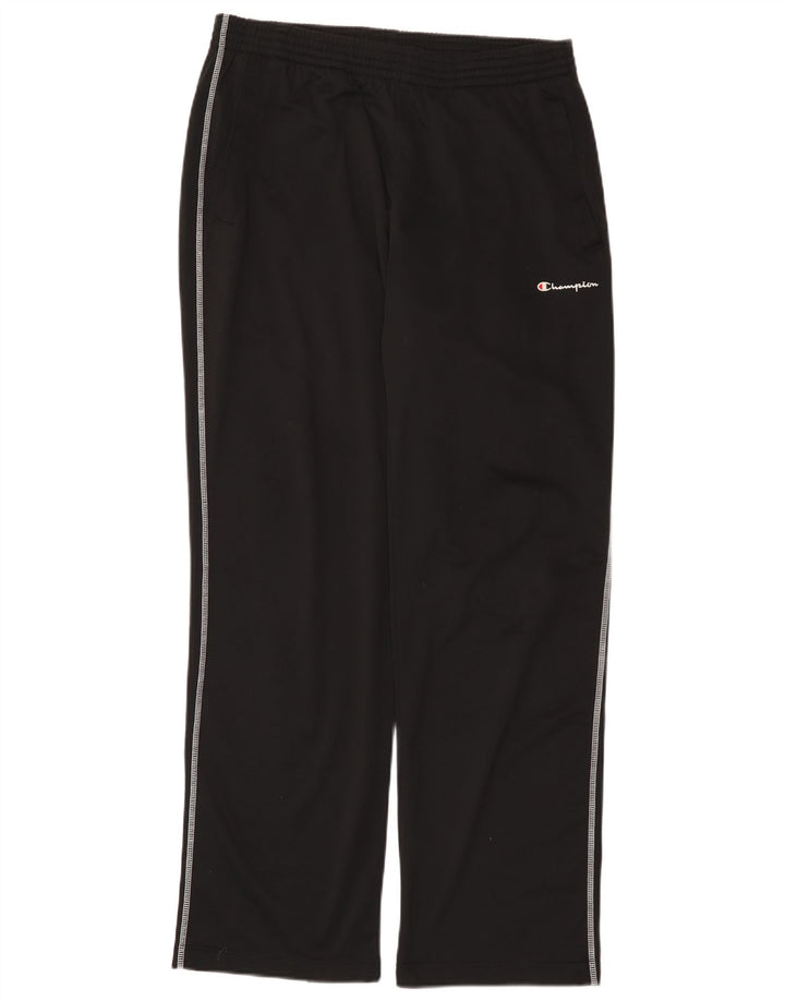 Pantaloni da tuta da uomo Champion grandi in poliestere nero