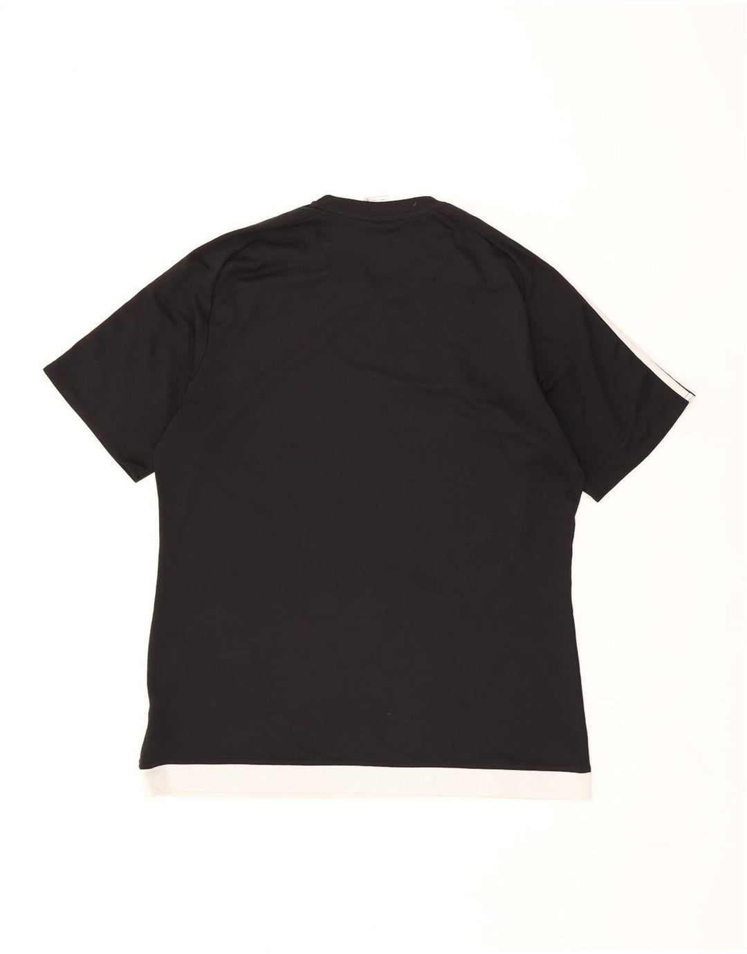 T-shirt ADIDAS da uomo Climalite Top grande in poliestere color block nero