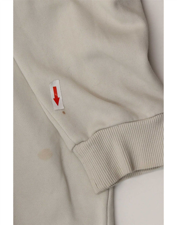 Felpa con cappuccio grafica da uomo Puma in cotone beige medio