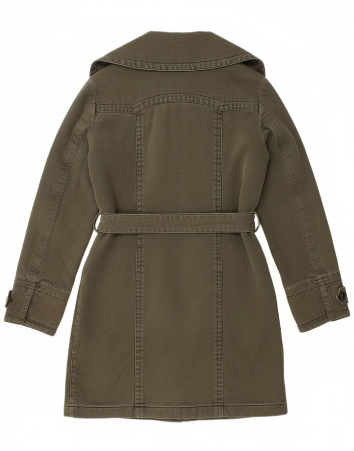 Cappotto giacca a vento da donna Marlboro Classics UK 12 Cotone verde medio