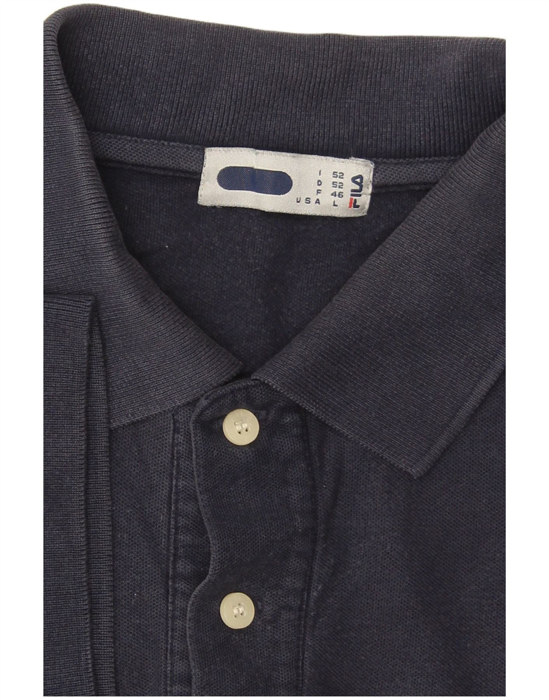 Polo Uomo FILA IT 52 Large Blu Navy Cotone