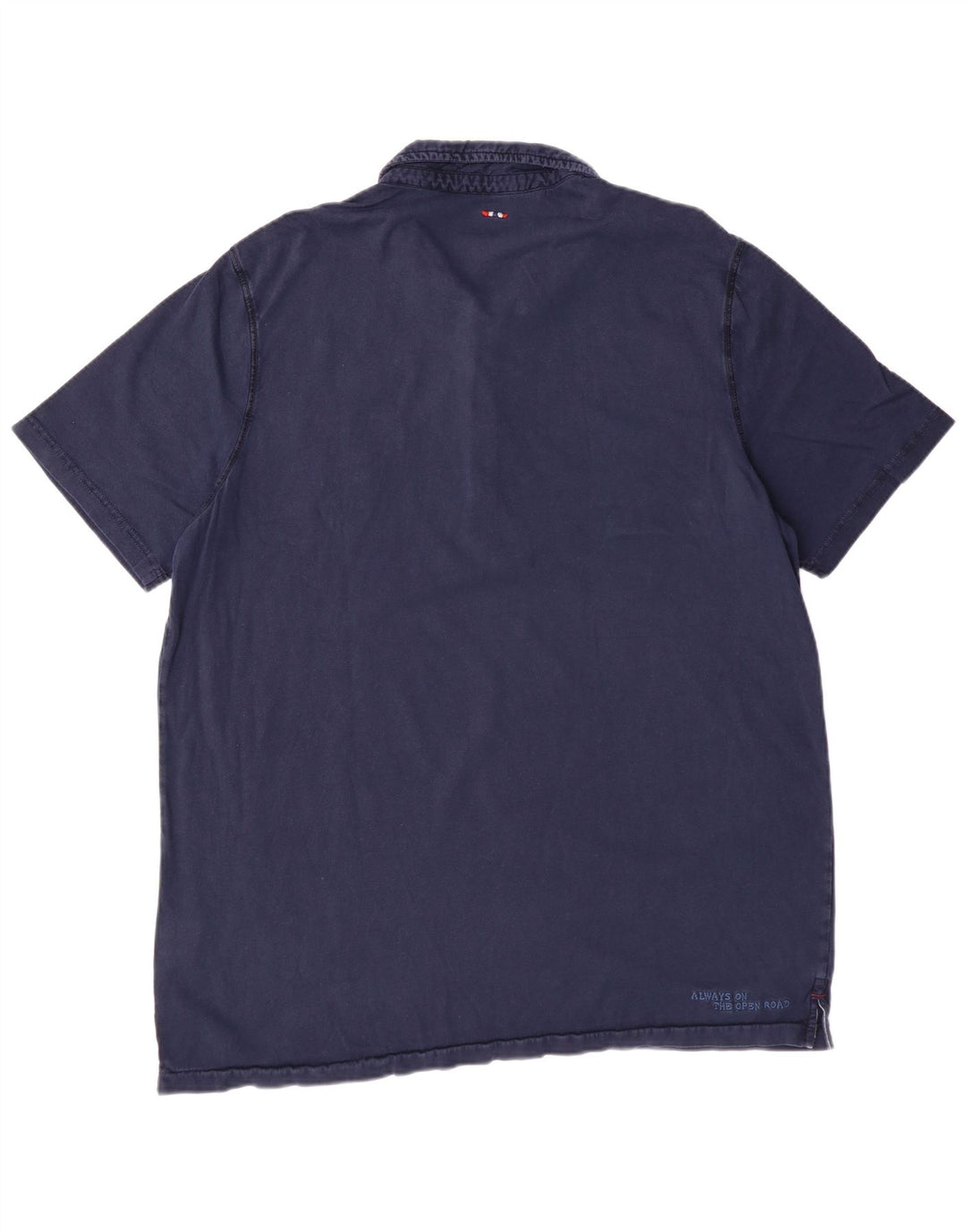 Polo grafica da uomo NAPAPIJRI 3XL cotone blu navy