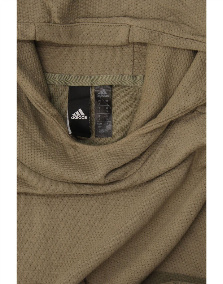 Felpa con cappuccio da uomo Adidas Small Khaki