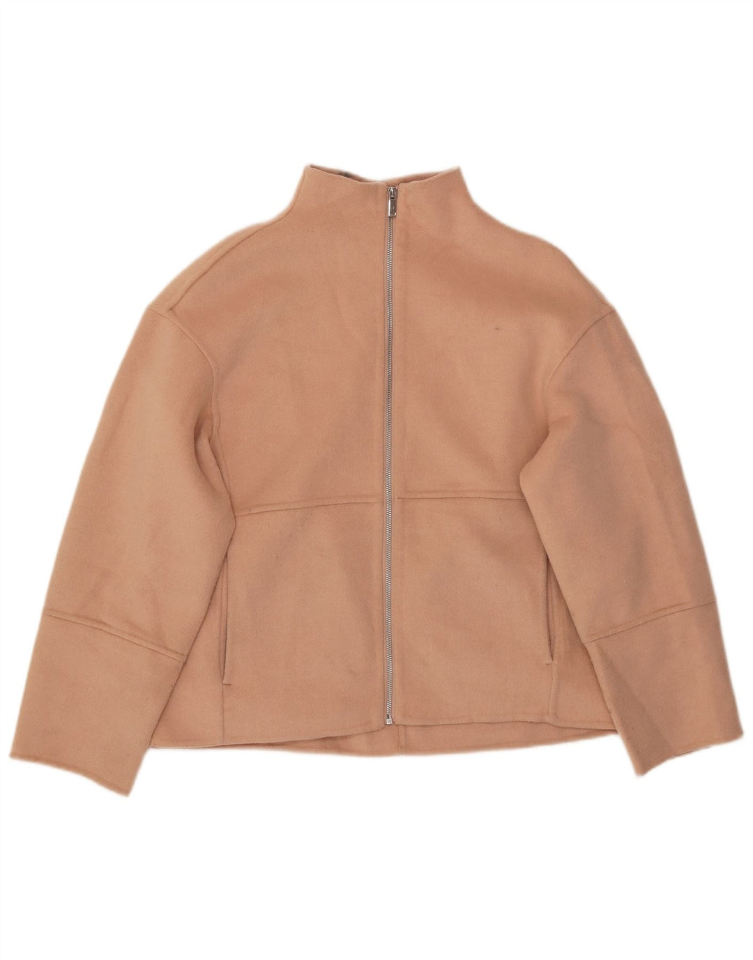 Giubbotto bomber da donna Zara UK 14 lana arancione medio