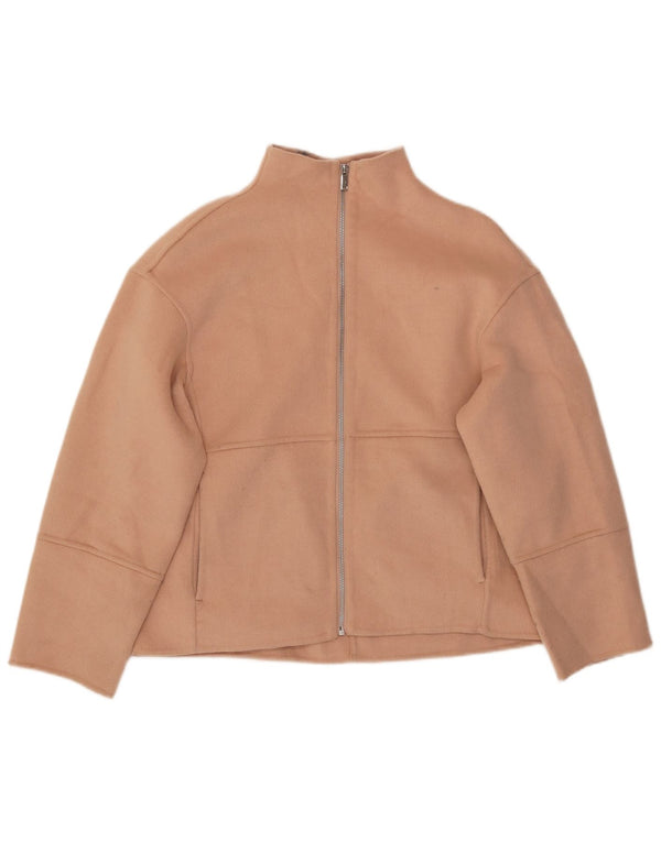 Giubbotto bomber da donna Zara UK 14 lana arancione medio
