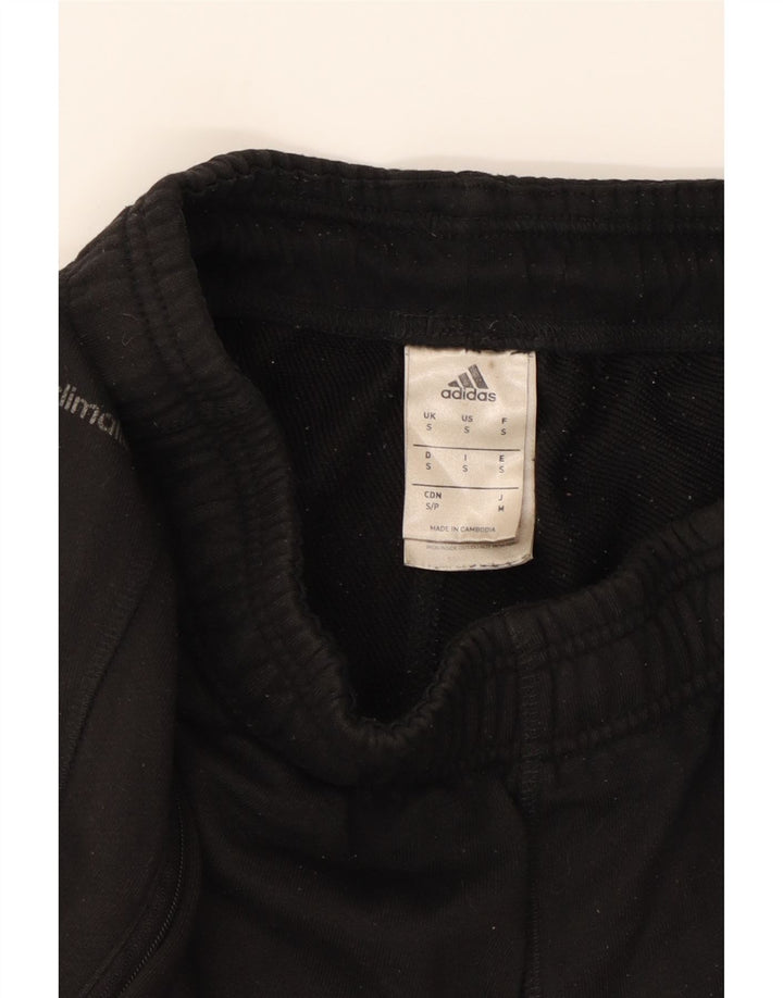 ADIDAS Mens Climalite Graphic Tracksuit Trousers Joggers Small  Black Vintage Adidas and Second-Hand Adidas from Messina Hembry 
