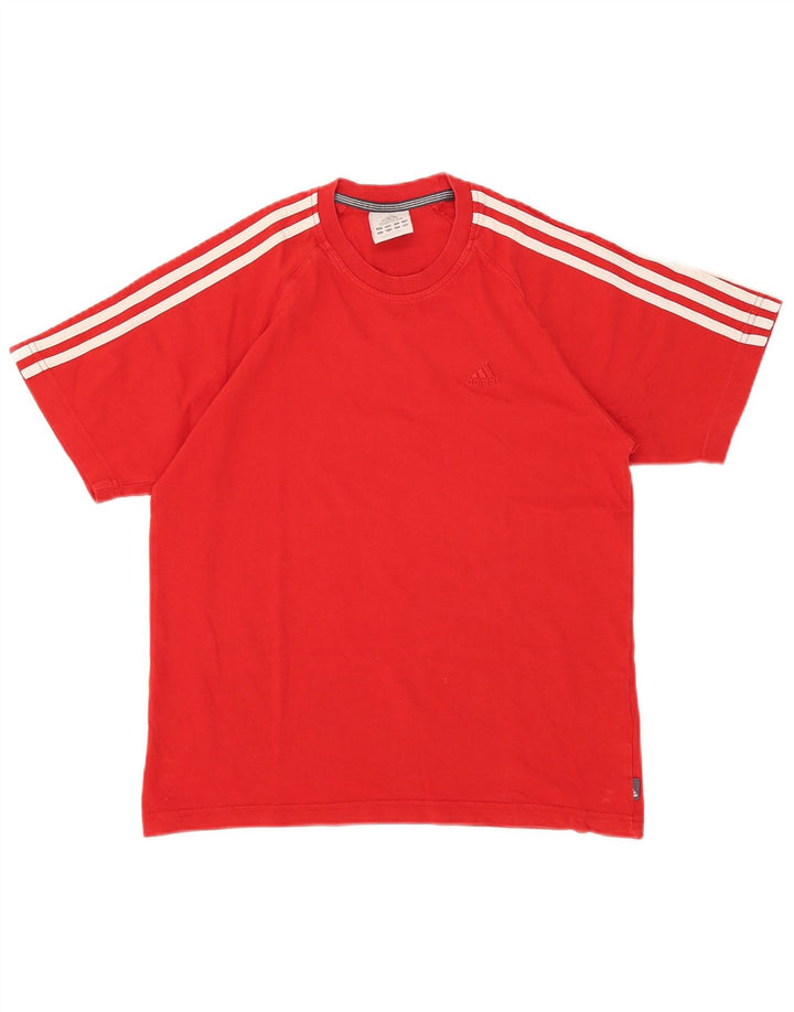 T-shirt Adidas da uomo Top Small rossa in cotone