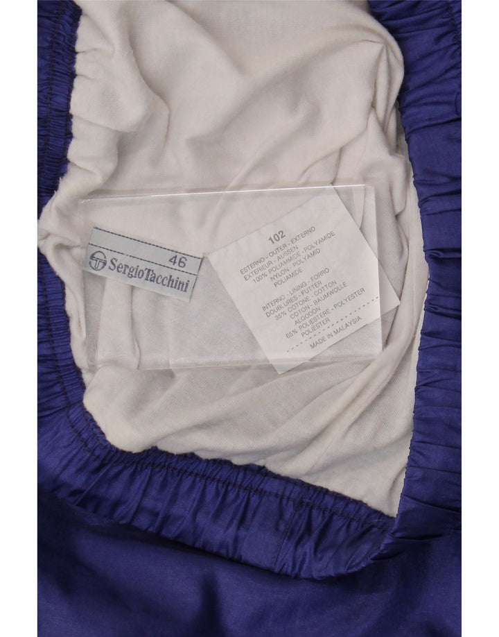 Tuta Intera Uomo Sergio Tacchini IT 46 Small Blu Colourblock Poliammide