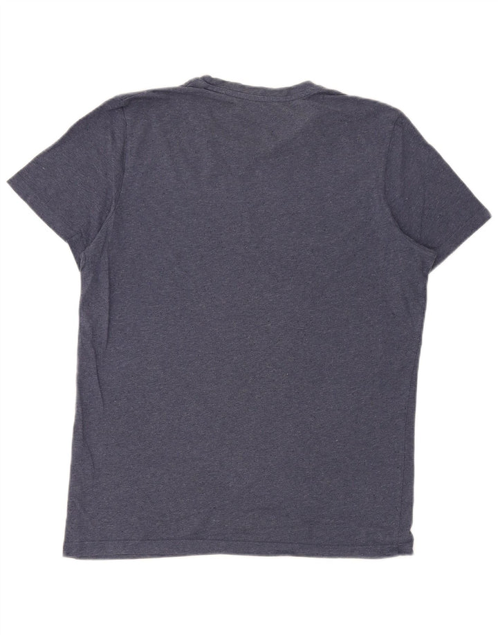 T-shirt grafica da uomo Jack & Jones Top in cotone blu navy medio