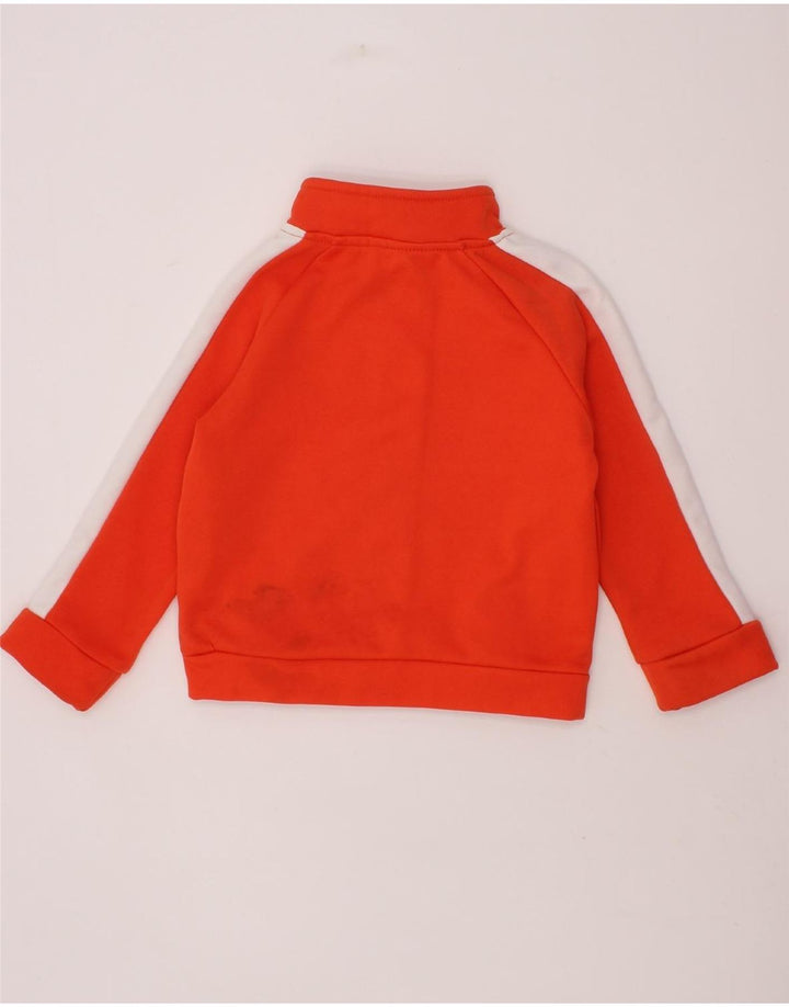 REEBOK Girls Tracksuit Top Jacket 2-3 Years Orange Colourblock Polyester Vintage Reebok and Second-Hand Reebok from Messina Hembry 