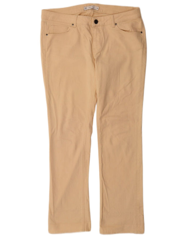 Jeans Bootcut da donna Zara EU 46 2XL W36 L31 Cotone beige