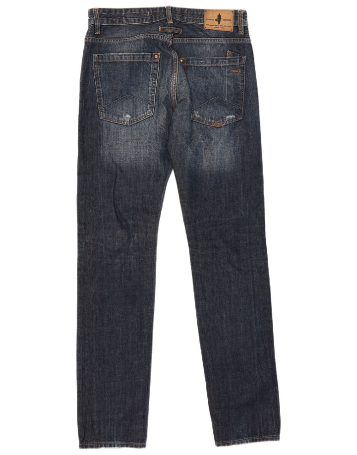 MARLBORO CLASSICS Jeans affusolati regolari da uomo W31 L34 Blu