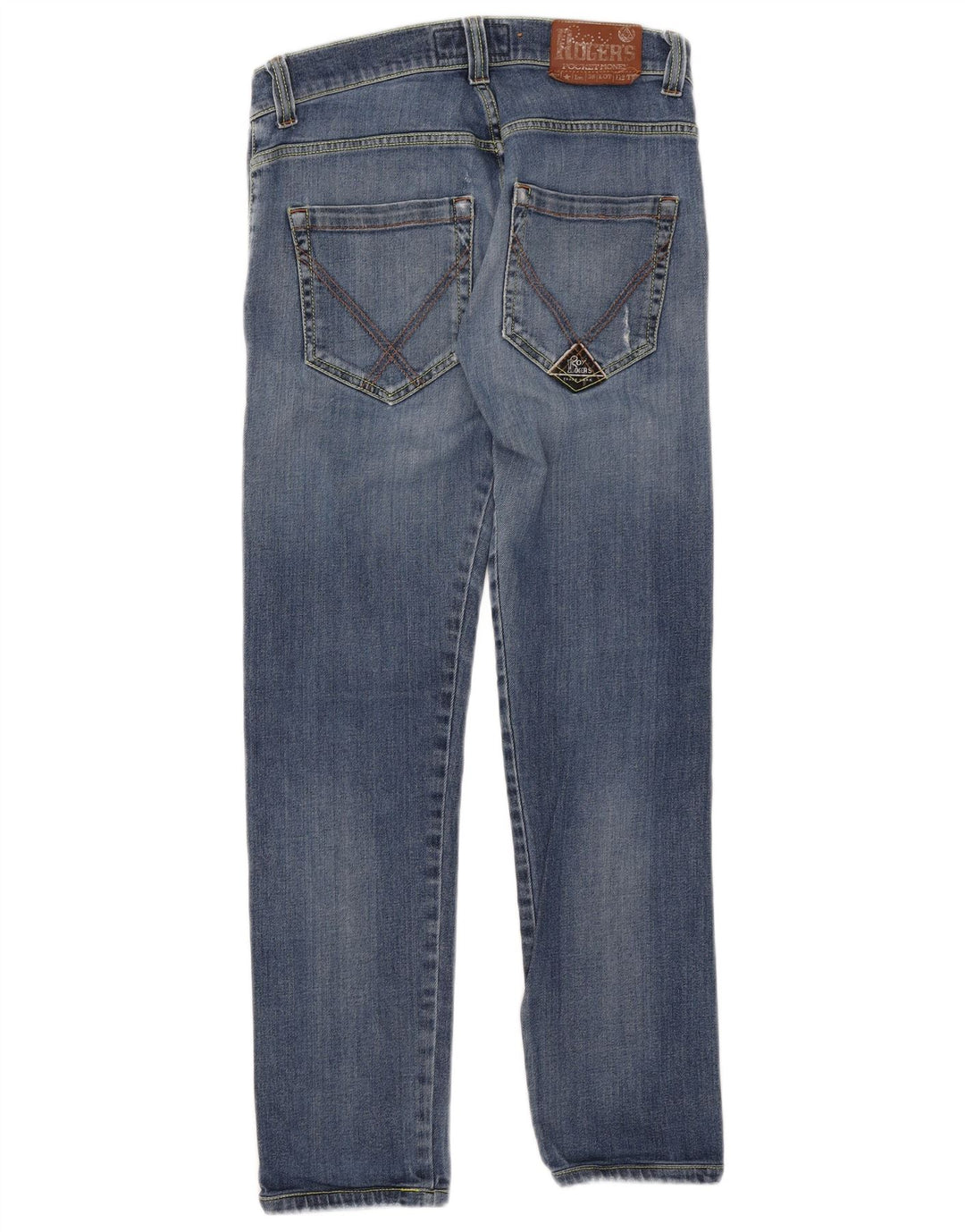 Jeans slim da uomo Roy Rogers W32 L30 cotone blu