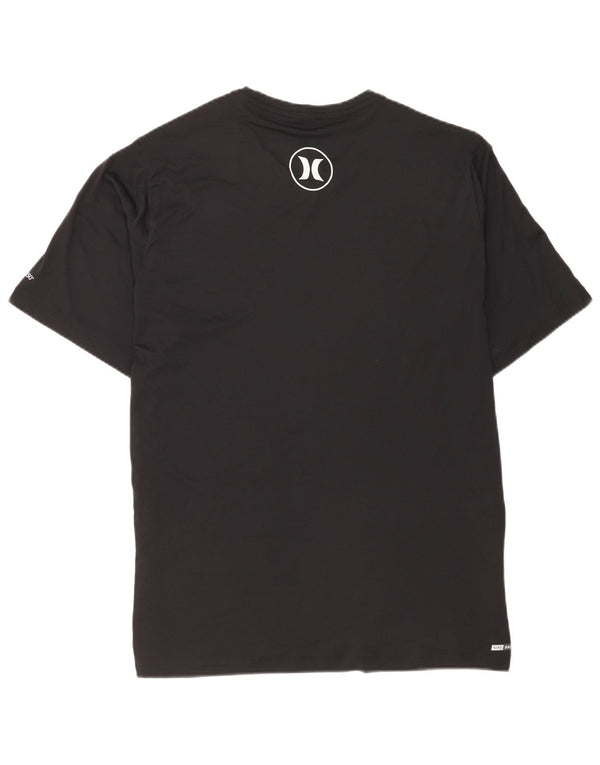 T-shirt da uomo Hurley Premium Fit 2XL nera in poliestere