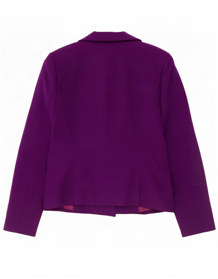 Giacca blazer doppiopetto da donna Zara UK 14 grande viola