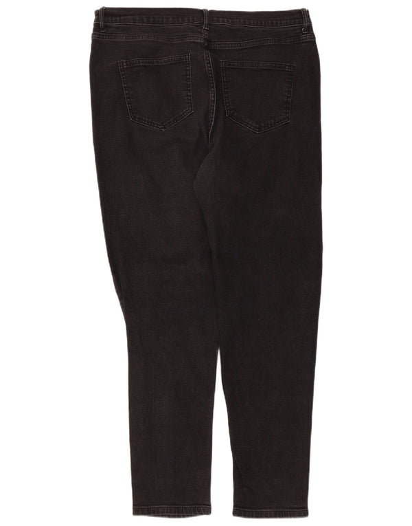 Jeans skinny da donna Marks & Spencer UK 16 Large W34 L28 Cotone nero