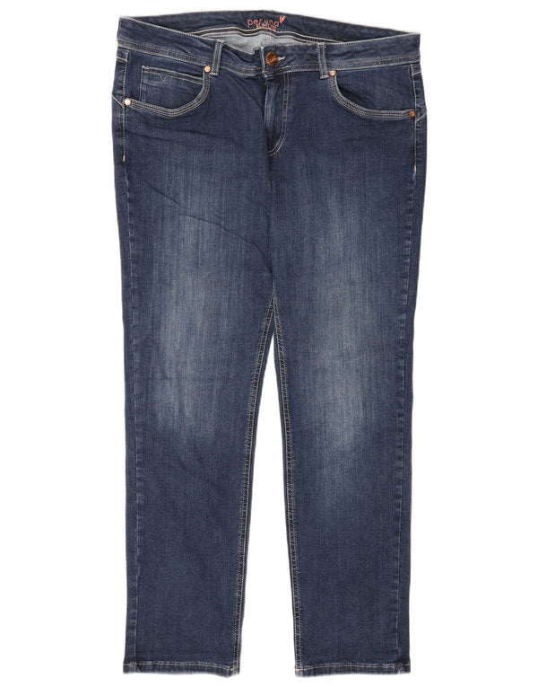 Jeans slim da donna Marks & Spencer UK 16 Large W34 L28 Cotone blu