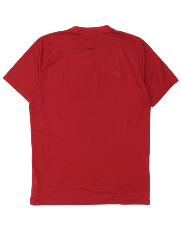 T-shirt Nike Dri Fit da uomo, taglia grande, in poliestere bordeaux