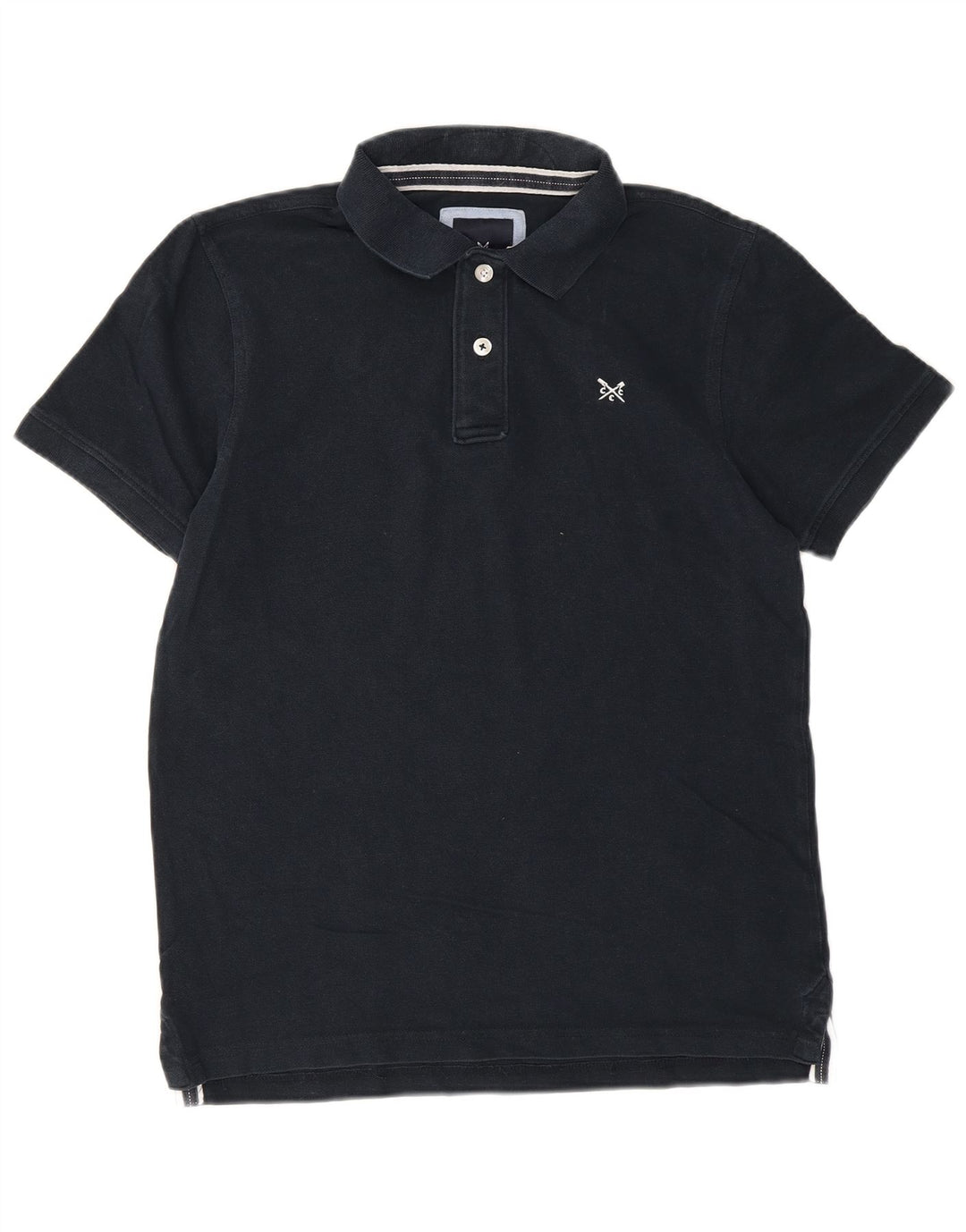 Crew Clothing Polo da uomo in cotone medio blu navy
