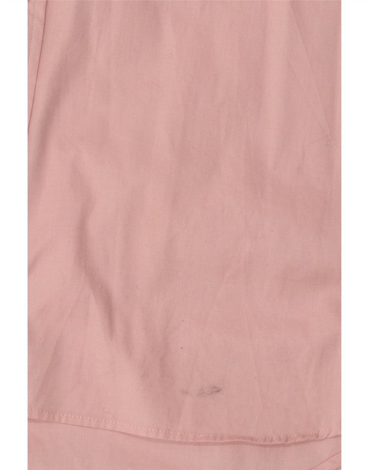 Camicia LACOSTE da uomo a maniche corte vestibilità regolare taglia 44 XL cotone rosa