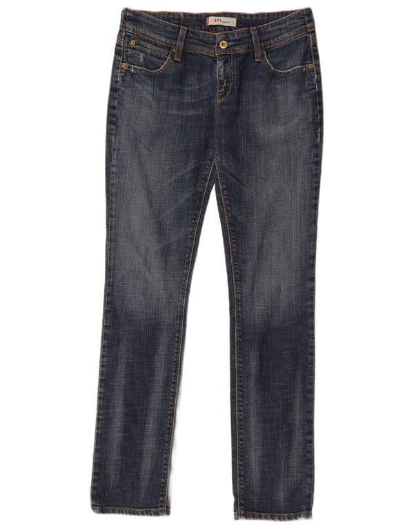 Levi's Uomo 571 Jeans Slim W31 L34 Cotone Blu