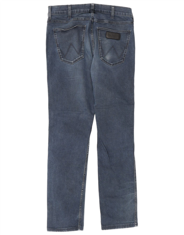 Jeans dritti da uomo Wrangler W32 L30 Blu
