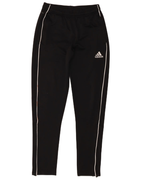 Pantaloni della tuta Adidas Climalite da ragazzo 13-14 anni in poliestere nero