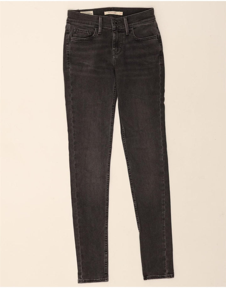 Jeans Levi's 710 Super Skinny da donna W25 L32 in cotone grigio