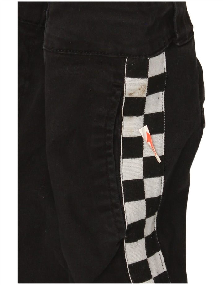 Pantaloni chino slim da donna Dickies US 9 medi W29 L28 neri geometrici