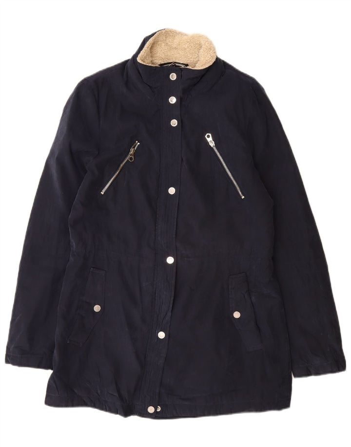 Giacca Sherpa da donna Nautica UK 10 Small Poliestere blu navy