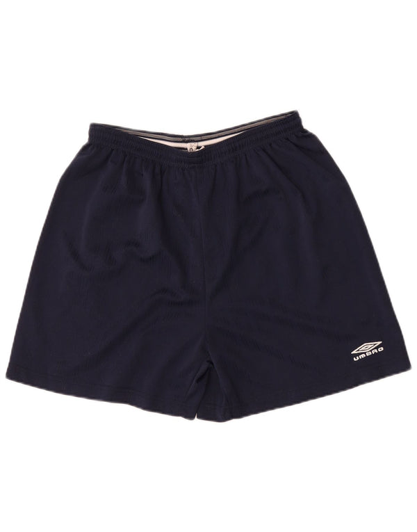 Pantaloncini sportivi da uomo Umbro Large in poliestere blu navy