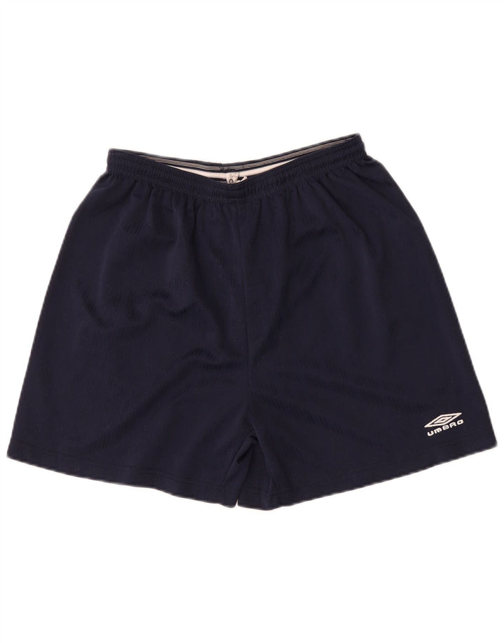 Pantaloncini sportivi da uomo Umbro Large in poliestere blu navy