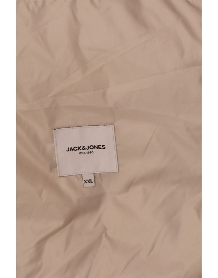 Giacca imbottita da uomo Jack & Jones UK 44 2XL Poliestere beige