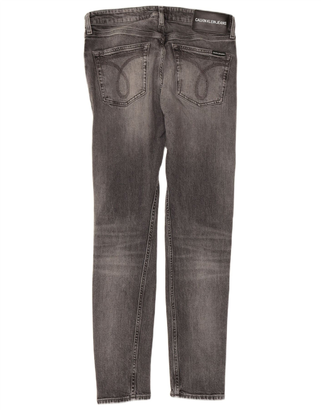 CALVIN KLEIN Jeans skinny da donna W31 L32 cotone grigio