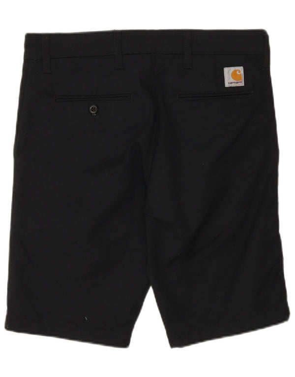 Pantaloncini chino da uomo Carhartt W29 cotone nero medio