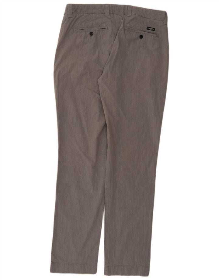 Pantaloni chino extra sim fit da uomo Dockers W36 L34 cotone grigio
