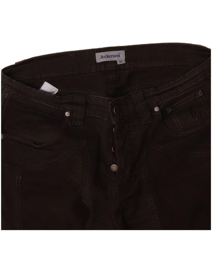 Jeans dritti da donna Jeckerson W32 L29 cotone nero