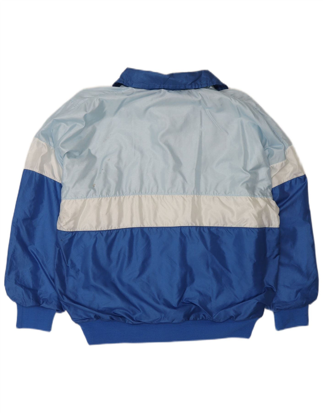 Giacca da ginnastica oversize da donna vintage IT 44 Colorblock blu medio