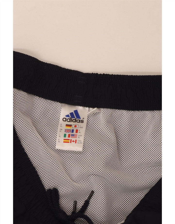 Pantaloncini sportivi grafici da uomo ADIDAS XL blu navy in poliammide