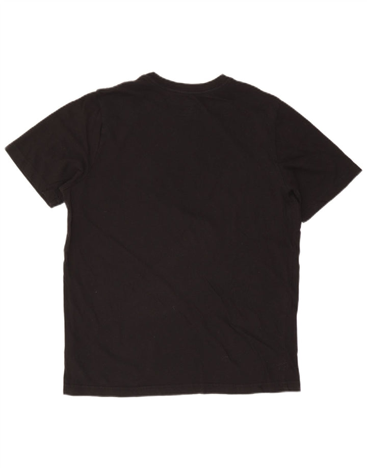T-shirt grafica da uomo Puma Top grande in cotone nero