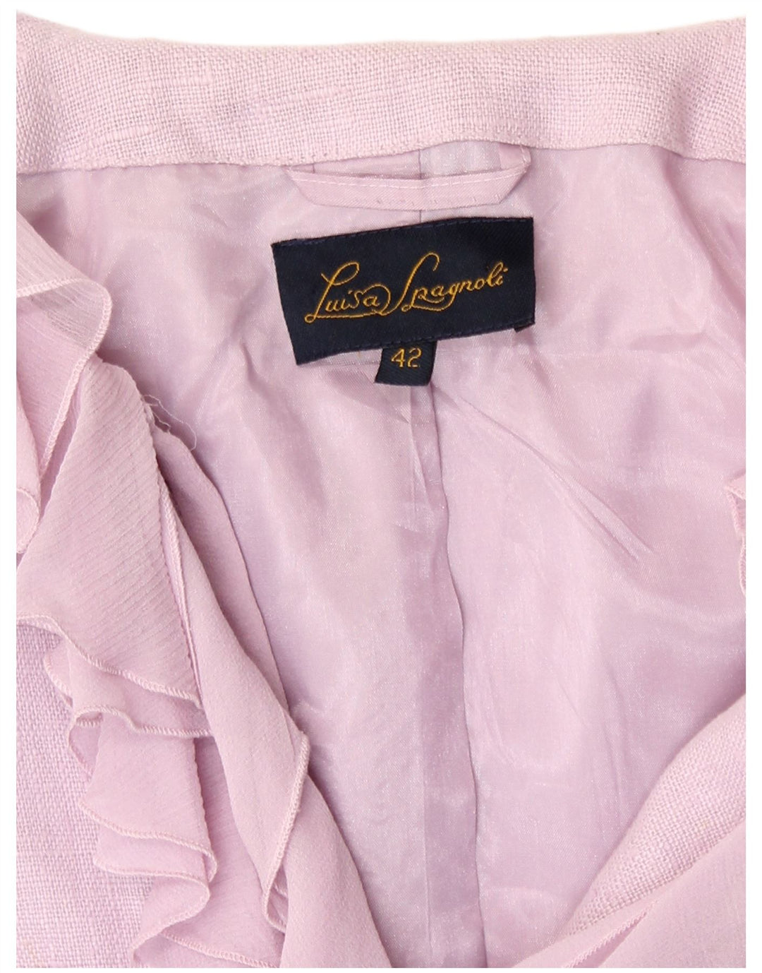 Giacca Bolero da donna Luisa Spagnoli IT 42 Lino viola medio