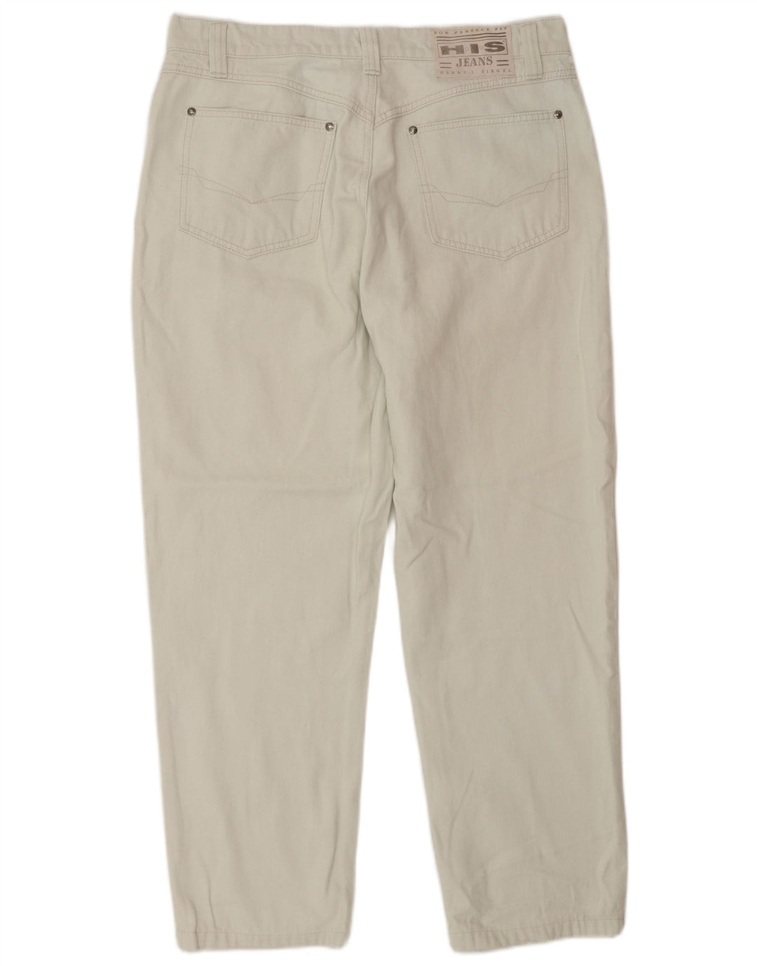 Jeans dritti da uomo HENRY I SIEGEL H.I.S W32 L28 Bianco